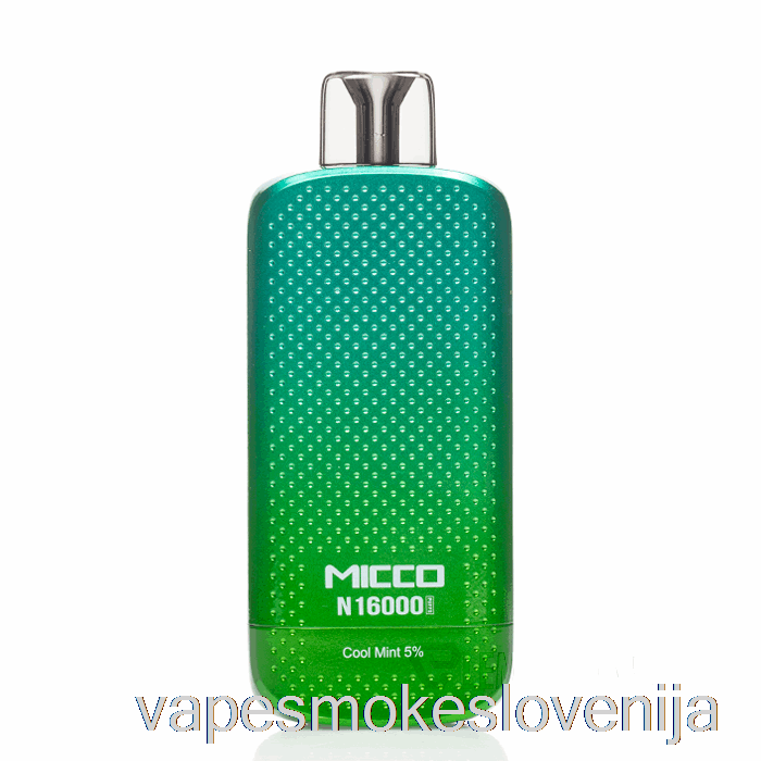 Vape Petrol Horizontech Micco N16000 Za Enkratno Uporabo Cool Mint